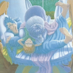 people and dog sleeping