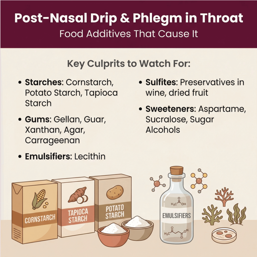 Sticky Type Post-Nasal Drip and Sticky Phlegm After Eating (Starches & Gums) - Mark ...