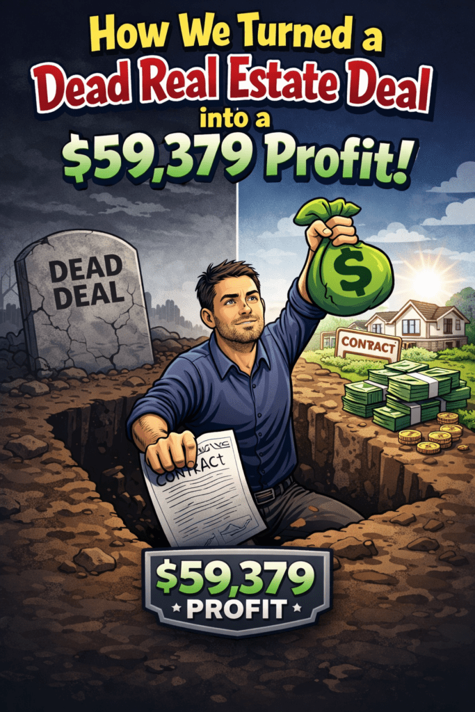 Dead real estate deal to profit